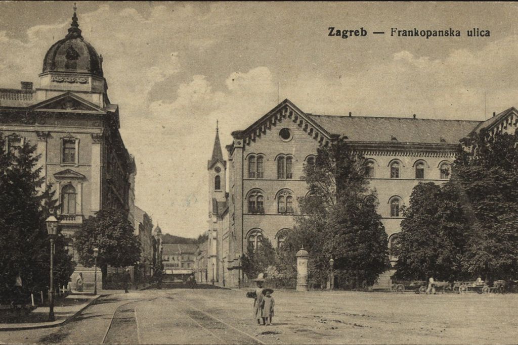 Frankopanska ulica oko 1905. godine A